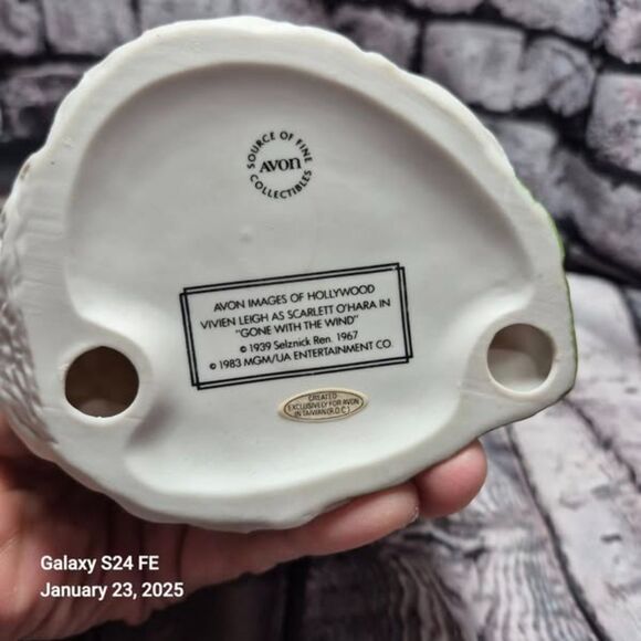 Vintage Avon Images of Hollywood Vivien Leigh Gone with the Wind 1983 MGM EUC - Picture 5 of 5